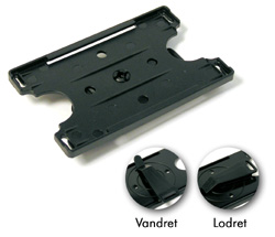 Kortholder med rotations clips