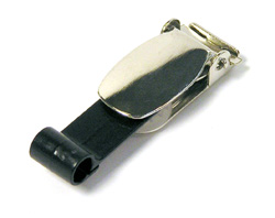 Seleclips med farvet strop SORT - Lang