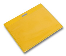 Vandret med farvet bagside 59x88mm Gul