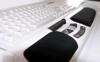 UDGET BarMouse Hvid Ergonomisk 9 knap System