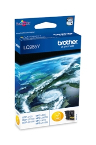 LC985Y  Brother DCP-J515W / MFC-615W Blk Gul / Yellow