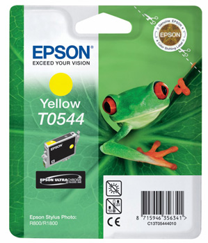 C13T054440 Epson Stylus Photo T0544 R800/R1800 Gul/Yellow Blk