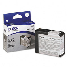 C13T580700 Epson Stylus Pro 3800 T580 Light Black Blk