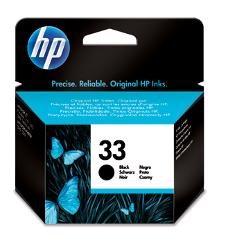 51633ME HP Nr. 33 310/320/340 Sort Blk