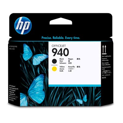 C4900A HP Nr. 940 8000/8500 Sort/Gul Printhoved