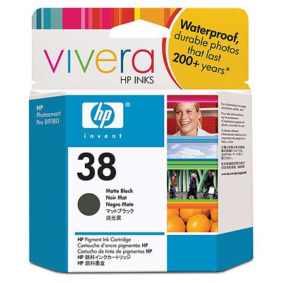 C9412A HP nr. 38 B8850/B9180 Matsort Pikment Blk