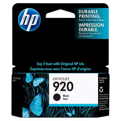 CD971AE HP Nr. 920 6000/6500 Sort Blk