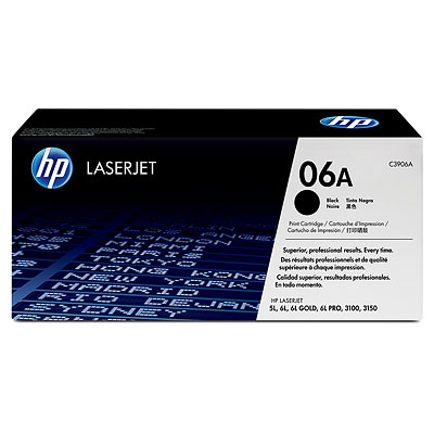 C3906A HP LaserJet 5L/6L/3100/3150 sort toner