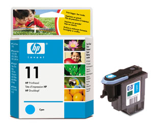 C4811AE HP Nr. 11 2230/2250/1700 Printhoved Bl/Cyan
