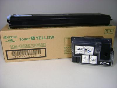 370AA305 Kyocera KM-C830 Gul Yellow toner TK830Y