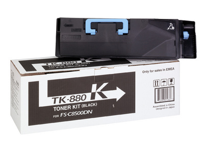 0T2KA0NL0 TK-880 Kyocera FS C 8500 Toner Black Sort
