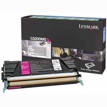 00C5200MS Lexmark C520n/C530dn toner Rd Magenta (Prebate)