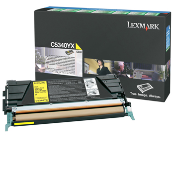 00C5340YX Lexmark C534 toner Gul Yellow (Prebate)