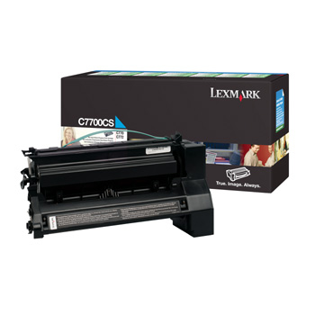 00C7700CS Lexmark C77X toner Bl Cyan 6k