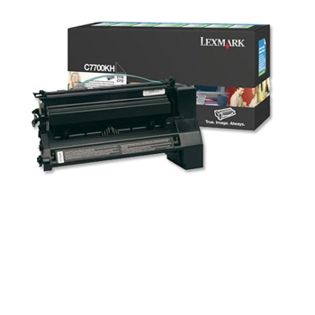 00C7700KH Lexmark C77X toner Sort Black 10k HC