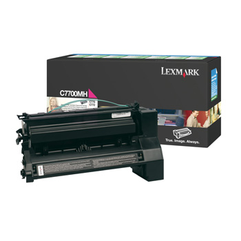 00C7700MH Lexmark C77X toner Rd Magenta 10k HC