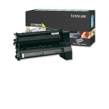 00C7700YH Lexmark C77X toner Gul Yellow 10k HC