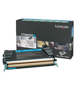 0C734A1CG Lexmark C734 toner Bl Cyan