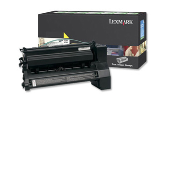 0C780H1YG Lexmark C780n/C782/X782 toner Gul Yellow 10k HC