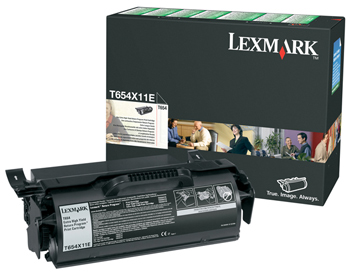 0T654X11E Lexmark T654 Sort toner (Prebate) Ekstra HC
