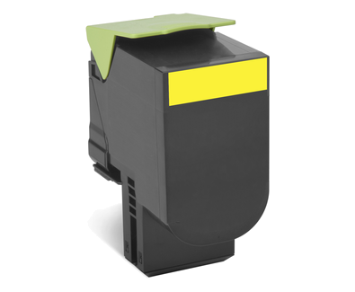 80C2SYE Lexmark CX410 Toner Yellow Gul HC