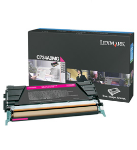 C734A2MG Lexmark C734 toner Rd Magenta