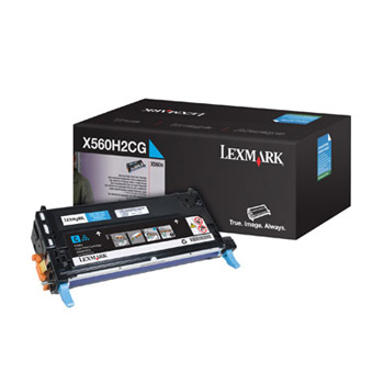 0X560H2CG Lexmark MFP X560n Cyan - Bl toner 10k HC