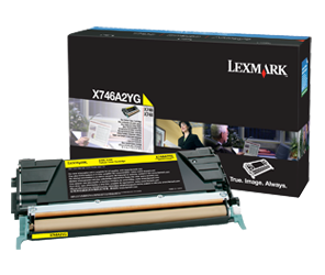 X746A2YG Lexmark X746 748 Toner Yellow Gul