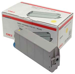 41963005 OKI C7100/7300/7500 C4 Gul toner
