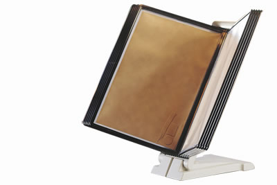 QuickFind Registersystem A4 bord/vg LYS GR 10 lommer
