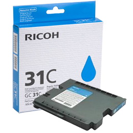 405689 Ricoh Aficio GXe2600 Gel Cyan Bl