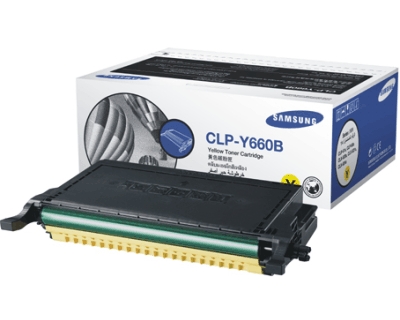 CLP-Y660B/ELS Samsung CLP 610ND/660N Gul toner HC