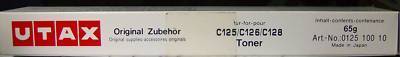 012510010 UTAX C 125 Toner Black Sort