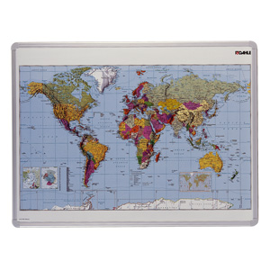 UDGET Dahle 90 x 120 cm World Whiteboard