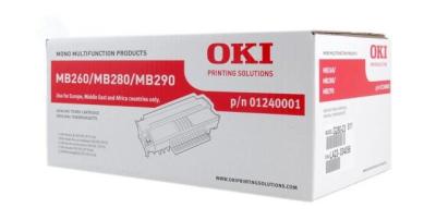 01240001 OKI MB 260 280 290 Toner Sort Black HC