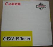 Canon 0400B002 C-EXV19 IPC1 Gul Toner