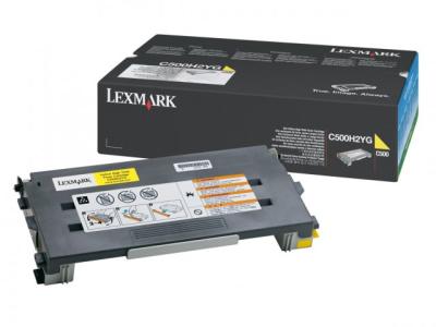 0C500H2YG Lexmark C500 toner Gul Yelllow HC