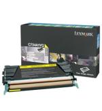 0C734A1YG Lexmark C734 toner Gul Yellow