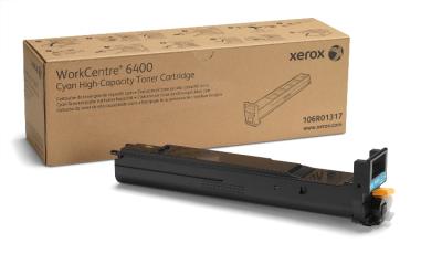 106R01317 Xerox WorkCentre 6400 Toner Cyan Bl HC