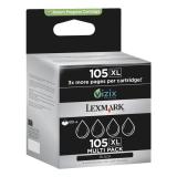 014N0845 Lexmark Nr 105 Sort (Black) Blk x 4