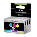 014N0849 Lexmark Nr 100 Blk Color MULTI PACK CMY