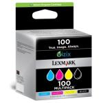 014N1912E Lexmark Nr 100 Blk Color MULTI PACK BCMY