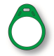 RFID Nøglebrik Mifare 1K Grøn Type 2