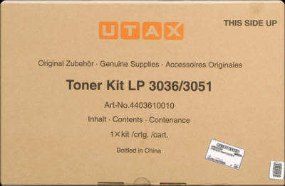 4403610015 UTAX LP3036 Toner Black Sort