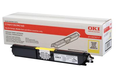 44250717 OKI MC 160 C110 Toner Gul Yellow
