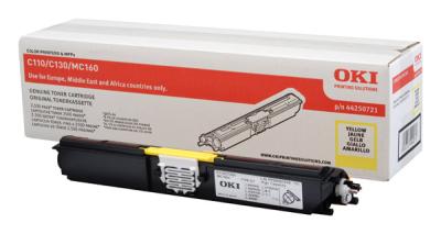 44250721 OKI MC 160 C110 Toner Gul Yellow HC
