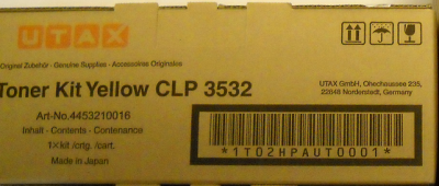 4453210016 UTAX CLP3532 Toner Yellow Gul