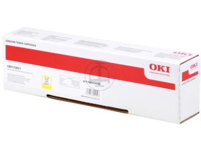 44643001 OKI C801/C821 Toner Yellow Gul