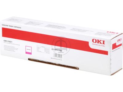 44643002 OKI C801/C821 Toner Magenta Rd