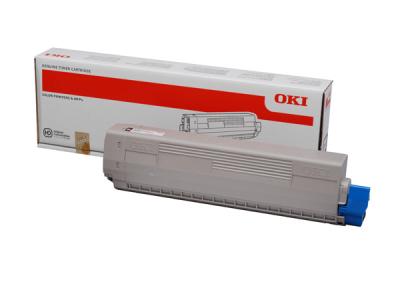 44844616 OKI C 822 831 841 Toner Black Sort